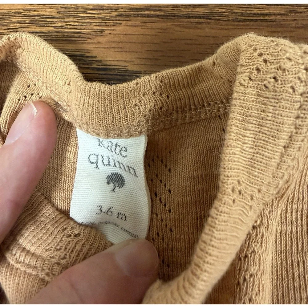 Kate Quinn 3-6m Organic Cotton Brown